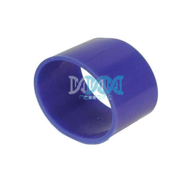 Rubber Sleeve Straight Blue 76mm