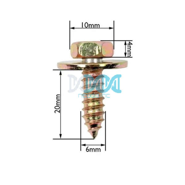 Panel Screws With Washers 6mm(100 pieces)
