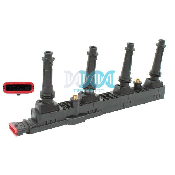 Electronic Ignition Coil For Opel 2.0 Liter Engines - 6 Pin