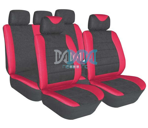 Seat Covers 9Pcs Grey Racer