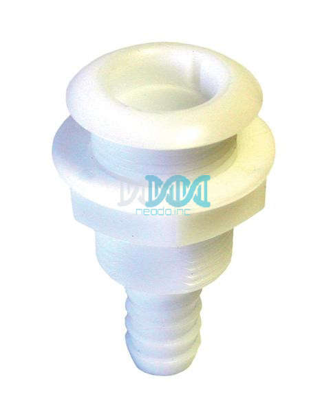 Through Hull Nylon 25mm White