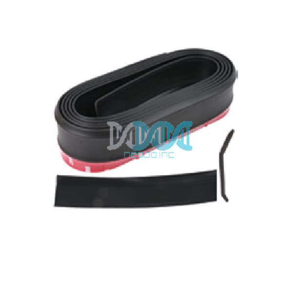 Front Bumper Lip Black With Black 2.5M Universal
