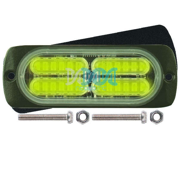 Led Warning Lamp Yelllow 12-24V