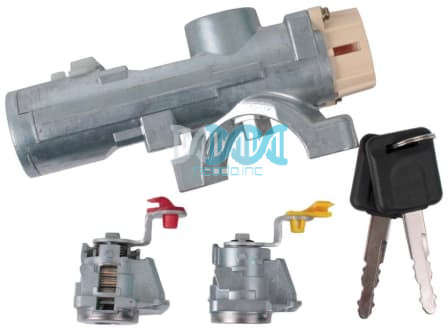 Ignition Set Navara 3 Piece Ignition  + 2 Door Locks