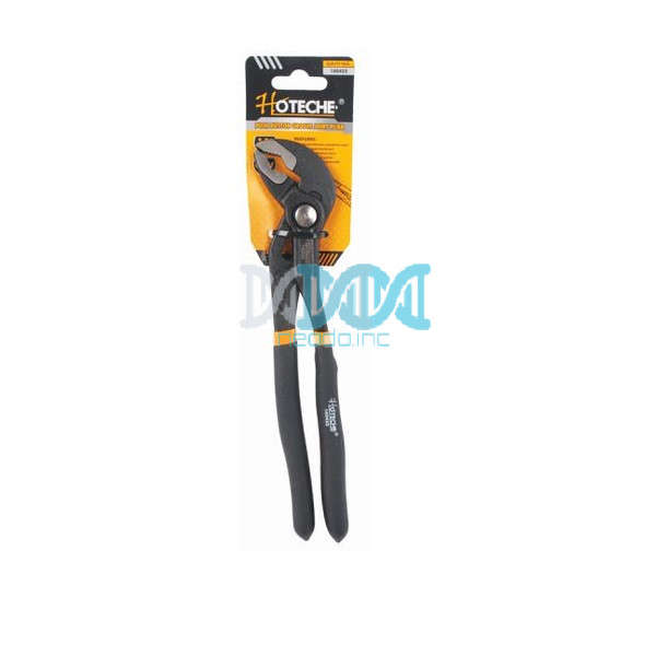 Hoteche 250mm Water Pump Plier / Polyeurathane sh Button Groove Joint Plier