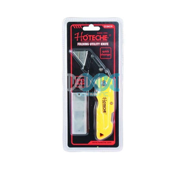Hoteche Quick Change Folding Utility Knife With 5 Blades