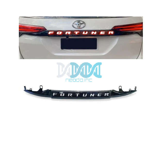 Tail Gate Spoiler With Led Fortuner 2016-