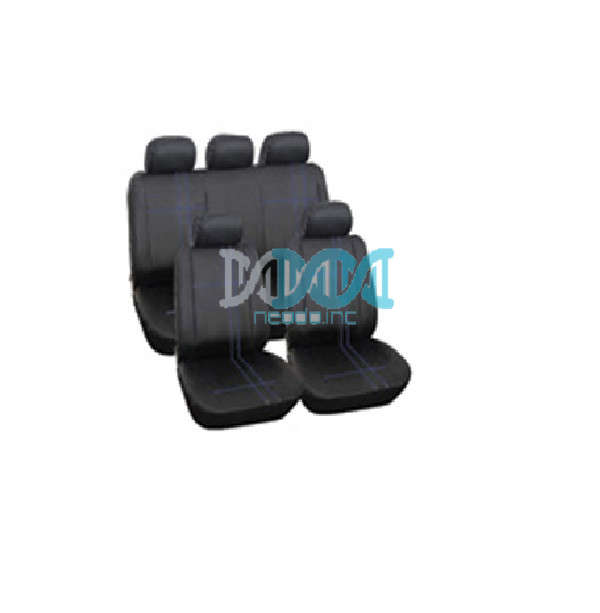 9 Piece Seat Covers Trend Blue/Black
