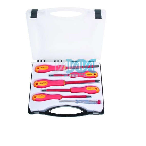 Hoteche 6 Piece Insulated Scredriver Set With Voltage Tester