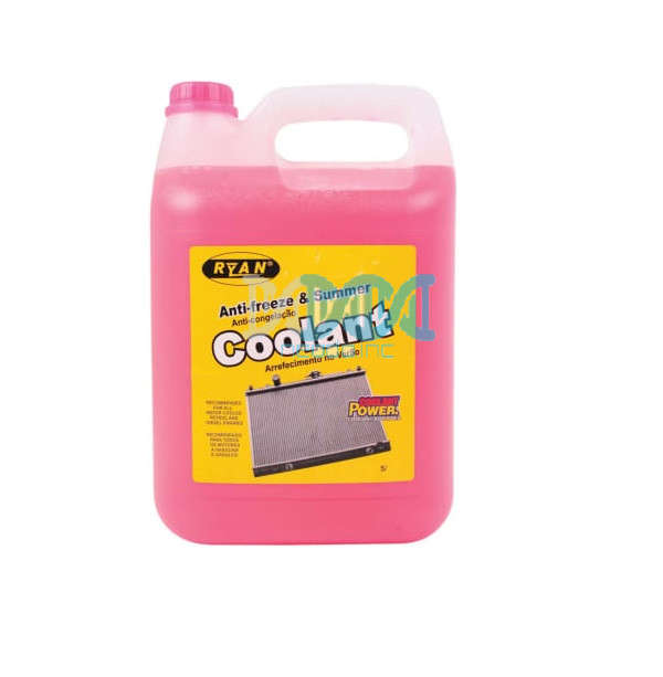 Ryan Anti-Freeze And Summer Coolant - Pink - 5 Litre