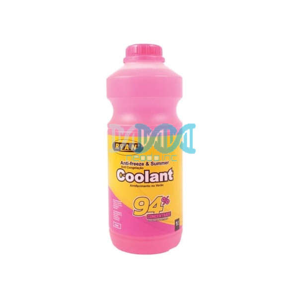 Ryan Anti-Freeze And Summer Coolant - 94% - Pink - 1 Litre