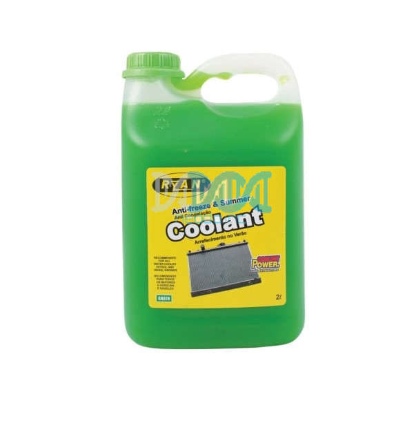 Ryan Anti-Freeze And Summer Coolant - Green - 2 Litre