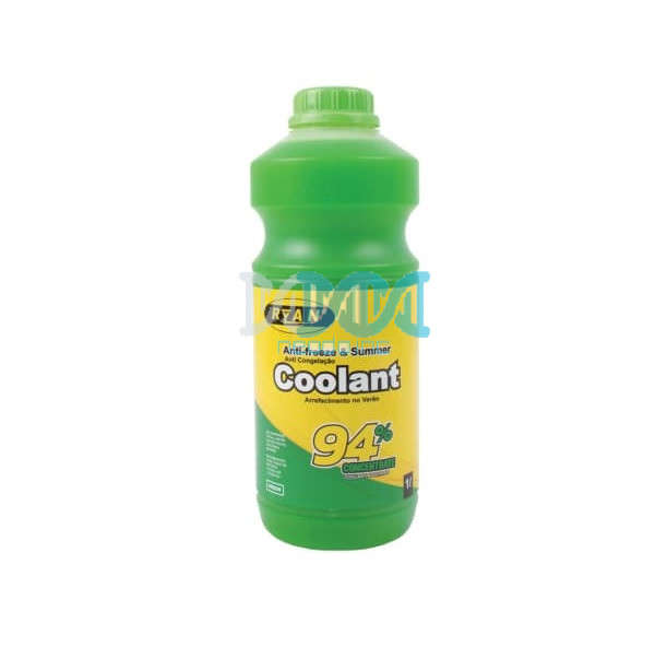Ryan Anti-Freeze And Summer Coolant - 94% - Green - 1 Litre