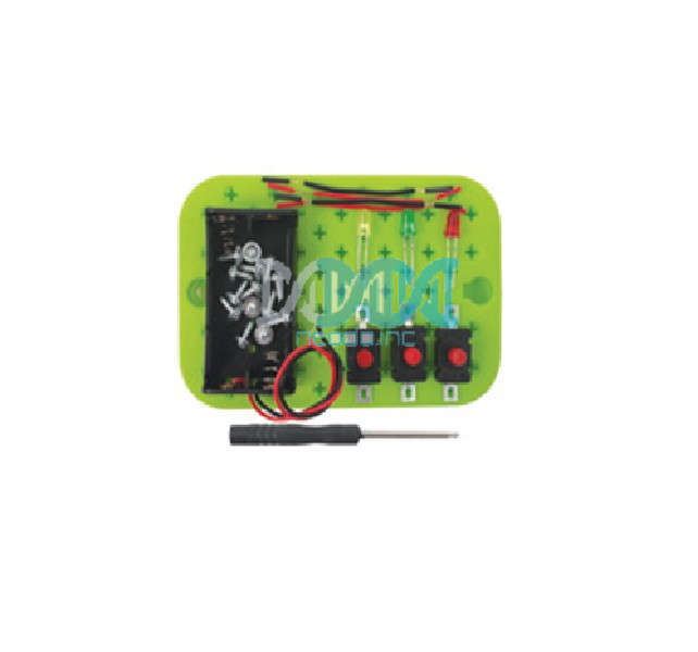 Project Electrical Kit For School Kids With Traffic Light Circuit