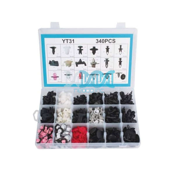YT31 - Panel Clips Toyota Assorted 340 Piece