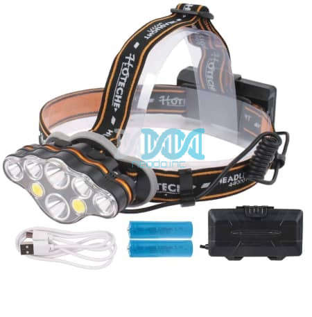 Hoteche Rechargeable 8 Led Head Torch