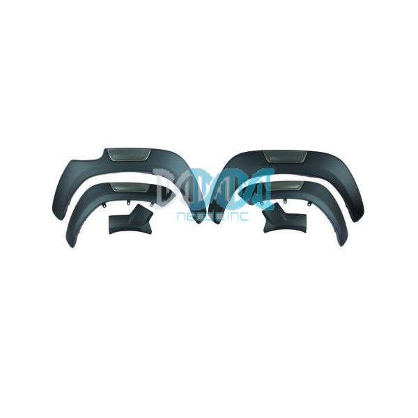 Fender Flares Set - Compatible with Toyota Hilux from 2021 and Newer - Black