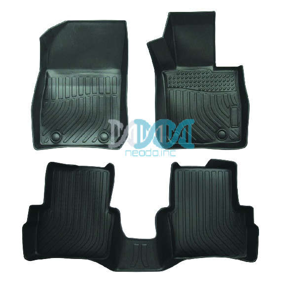 Heavy Duty 3 Piece Moulded Car Mat Set for Mazda CX-3 from 2016 to 2021
