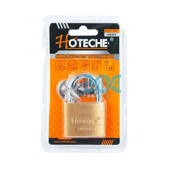 Hoteche 40mm Heavy Duty Brass Padlock