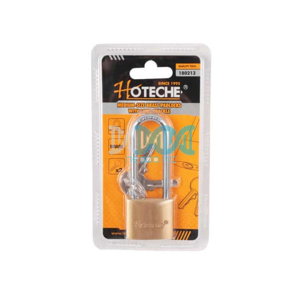 Brass Pad Lock Long 38mm Hoteche