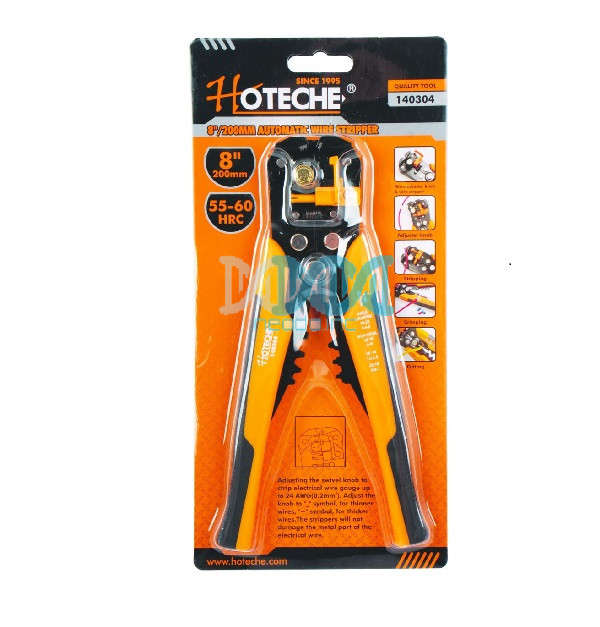 Hoteche 200mm Adjustable Automatic Wire Stripper and Crimper