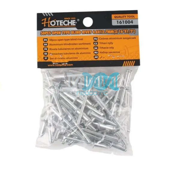 Pop Rivets - 4.8mm x 12.7mm (50 Pieces)