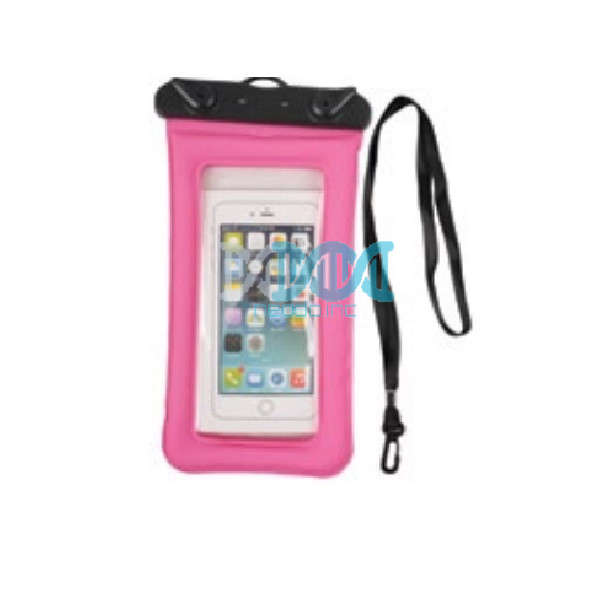 Waterproof Mobile Phone Pouch Pink - 200X110mm