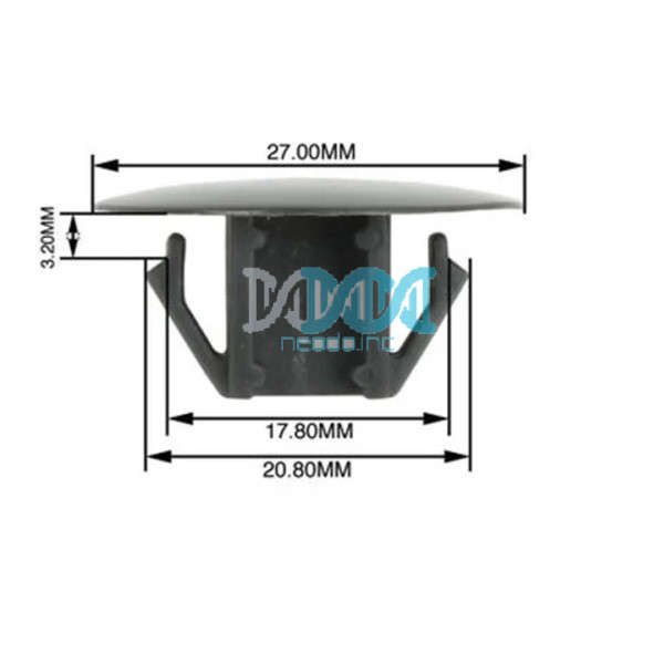 Panel Clips Blanks 17.8-20mm (100 pieces)