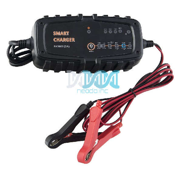 Automatic Smart Battery Charger RK2000  6/12V 2Amp - Lead or Lithium & AGM