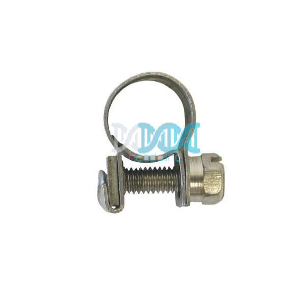 Hose Clamp 7-9mm Full Band 304 Stainless Steel Band(Pack of 10)