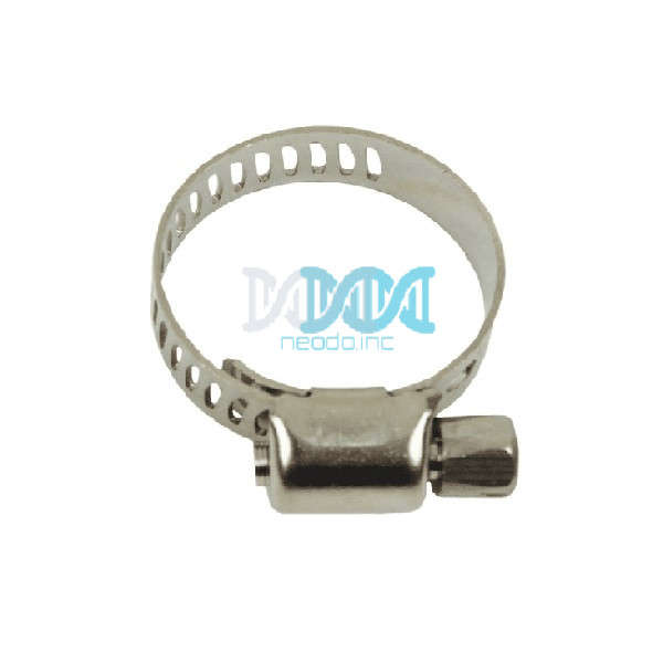 Hose Clamp 11-20mm Full Band 304 Stainless Steel Band(Pack of 10)