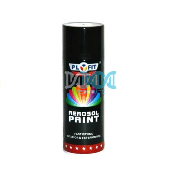 Plyfit Aerosol Spray Paint - Satin Black - 300ml