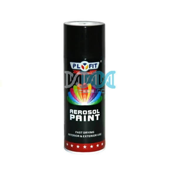 Plyfit Aerosol Spray Paint - Gloss Black - 300ml