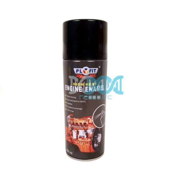 Plyfit Aerosol Spray Paint - High Heat Engine Matt Black - 300ml