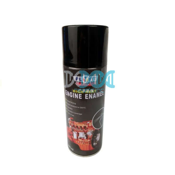 Plyfit Aerosol Spray Paint - High Heat Engine Gloss Black - 300ml