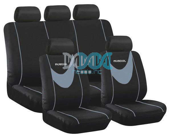 Seat Covers 9 Piece Grey Mamdial
