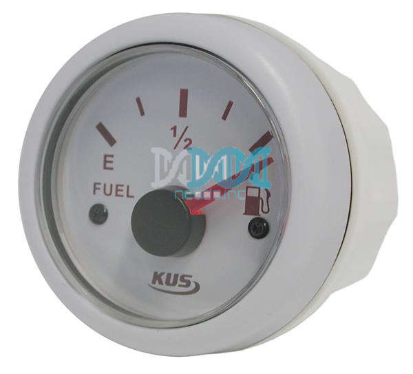 Fuel Level Gauge 52mm White