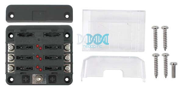 Fuse Box 6With Leds Ind.&amp; 6Fuse Connection