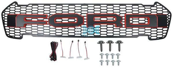 Grille With Black Letter With Led Ford Ranger 2015-