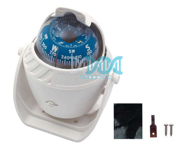 Compa Stainless Steel  Large Cabin Mount White