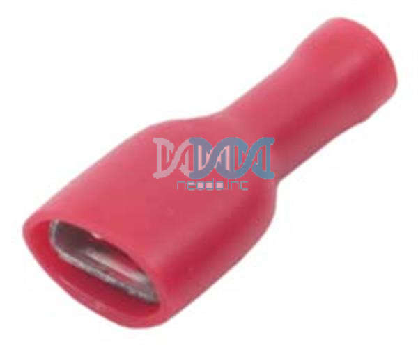 Insulated Female Terminal Red 6.3M