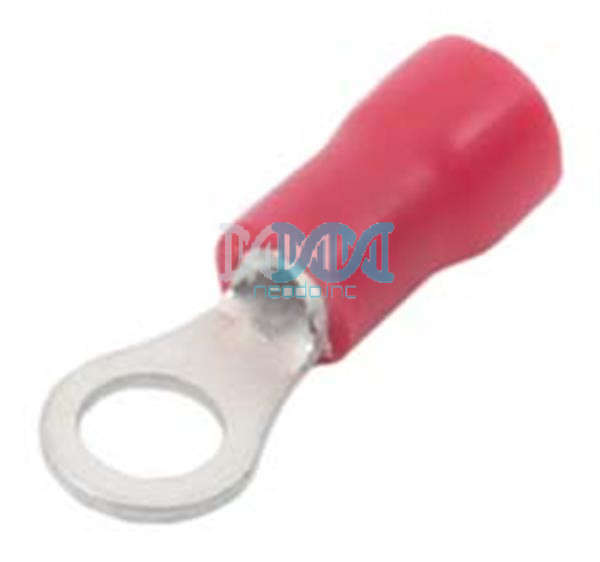 Red Ring Terminal 4 3mm - 100 Pieces