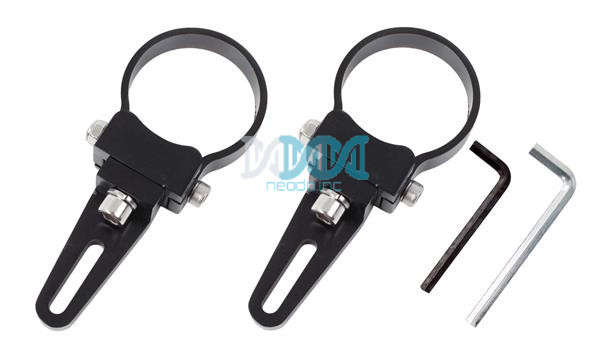 Spot Light Bracket Set 51mm Black  Aluminium
