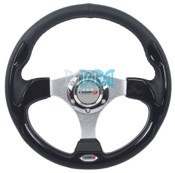 Pvc Steering Wheel Black