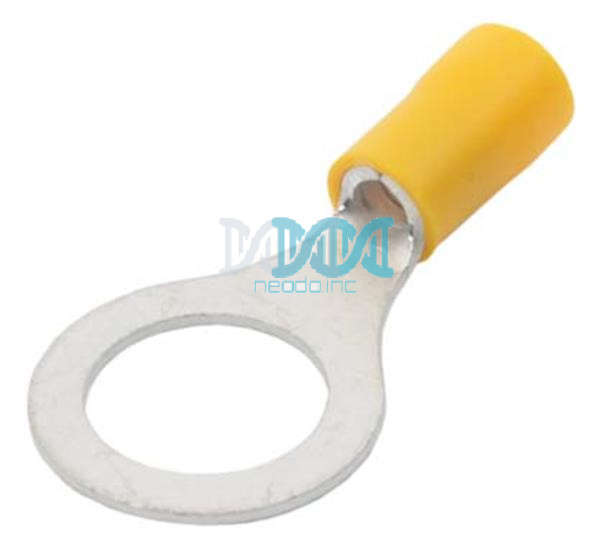 Yellow Ring Terminal 12mm(100 pieces)