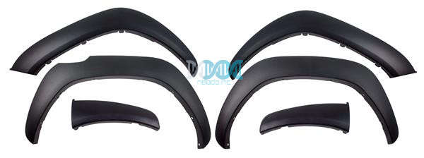 Fender Flares Black Slimline Hi-Lux 2015