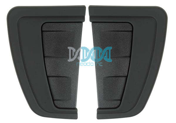 Fender Streamer 2 Piece Black Toyota Hi-Lux 2015 - Onwards