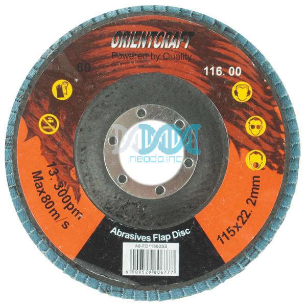 Flap Disc 115mm 60 Grit  Stainless Steel