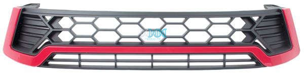 Grille Toyota Hi-Lux 2015 On Black/Red