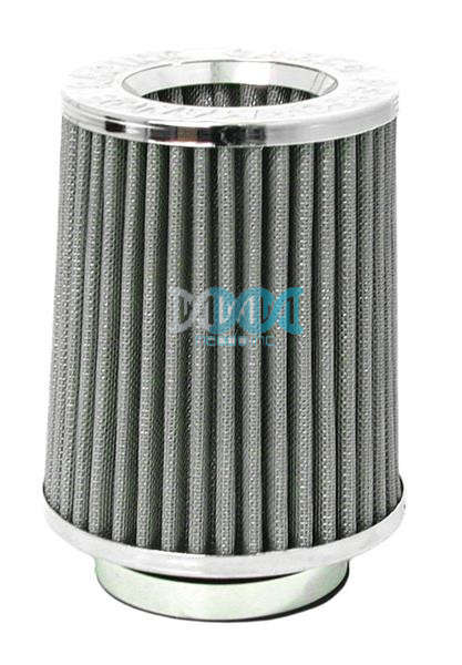 Air Filter Long Chrome/Silver